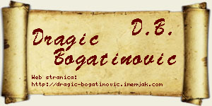 Dragić Bogatinović vizit kartica
